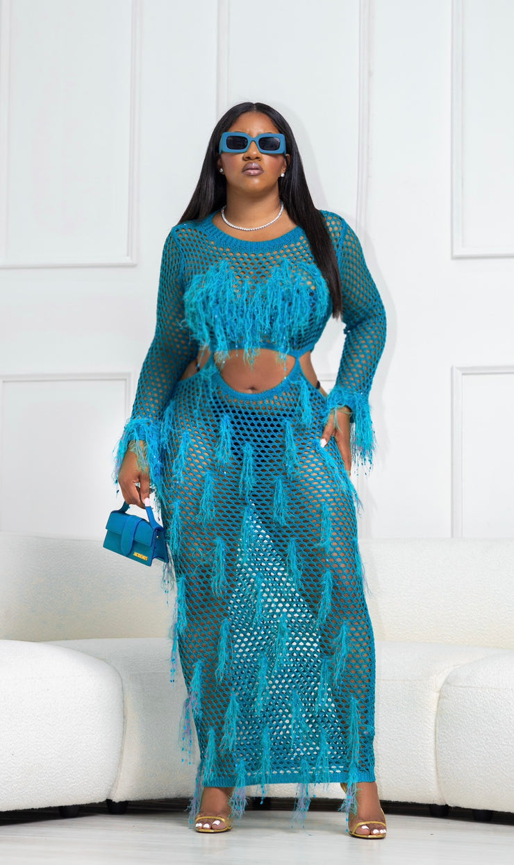 Riveria Maya Princess Fringe Dress