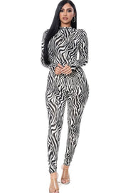 Zebra Jumpsuit