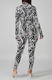 Zebra Pant Set